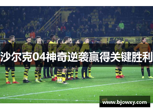 沙尔克04神奇逆袭赢得关键胜利